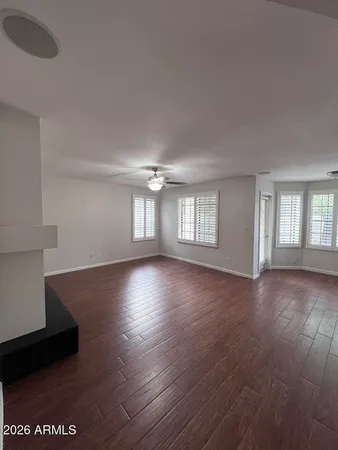 a view of livingroom with hardwood floor and window