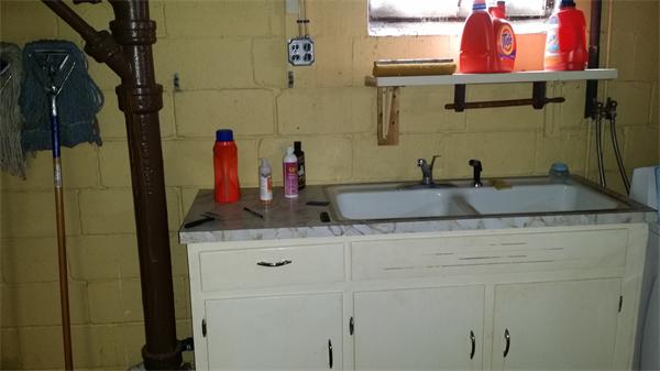40 Wrona Street Springfield, MA 01151 - Photo 5 of 6 a bathroom with a granite countertop sink and a mirror