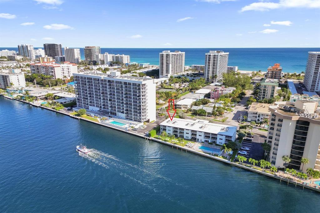 505 North Riverside Drive, Unit 7 Pompano Beach, FL 33062 - Photo 3 of 43 a city view from a balcony
