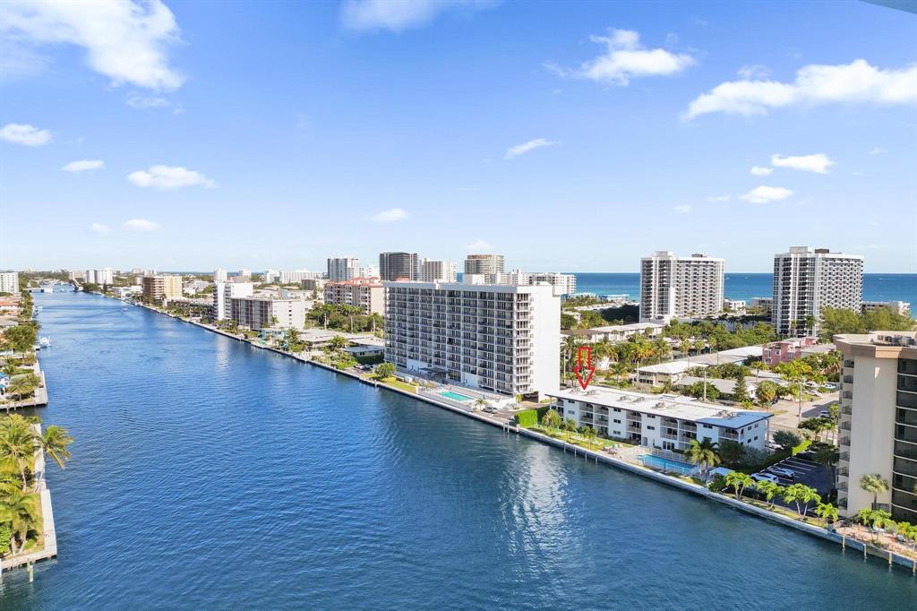 505 North Riverside Drive, Unit 7 Pompano Beach, FL 33062 - Photo 36 of 43 a view of city and a ocean view