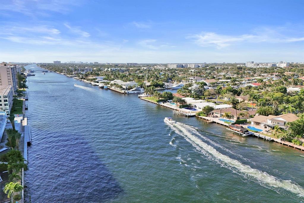 505 North Riverside Drive, Unit 7 Pompano Beach, FL 33062 - Photo 41 of 43 an aerial view of a city with ocean