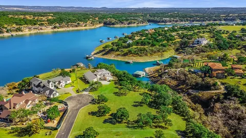 a view of a lake with a mountain