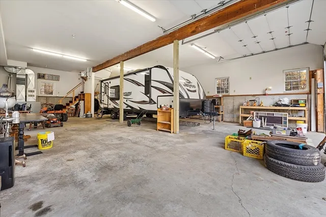 a room with lots of swings and equipment