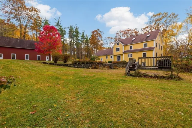 a view of a street with houses