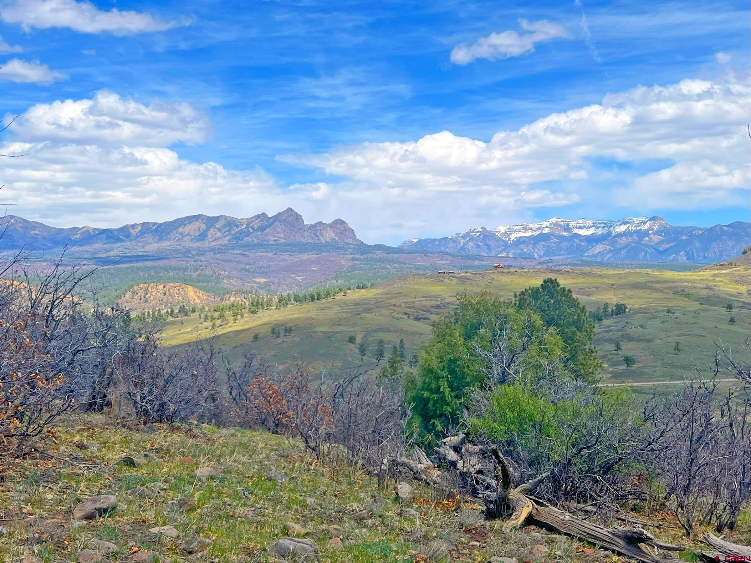 223 Spg Vly Rnch Road Chromo, CO 81128 - Photo 7 of 32 a view of a city with mountains in the background