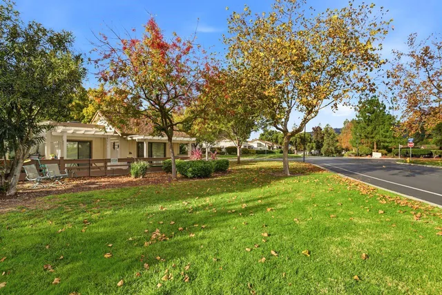 a view of a swimming pool and outdoor space