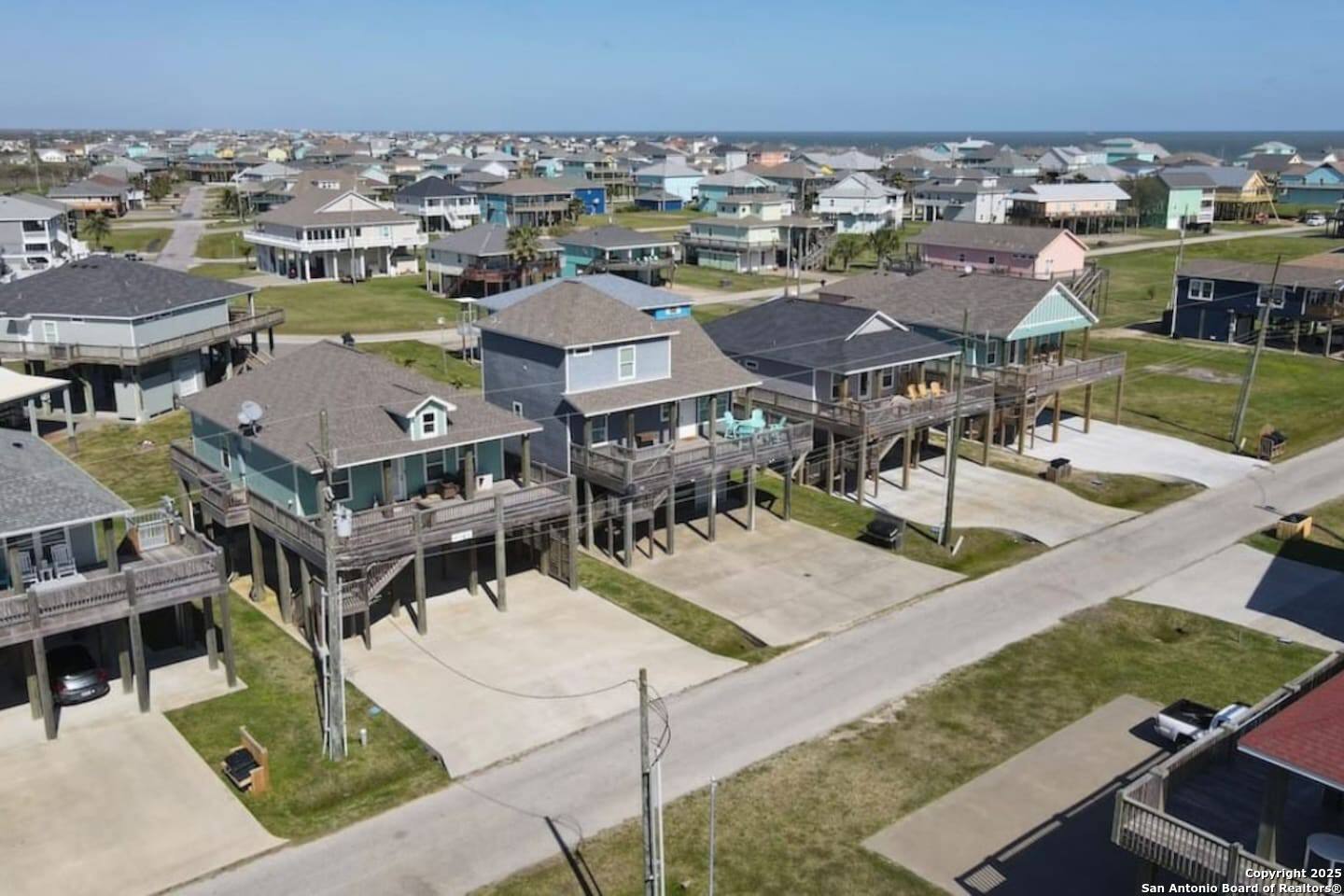 972 Surf Road Crystal Beach, TX 77650 - Photo 13 of 18 an aerial view of a city