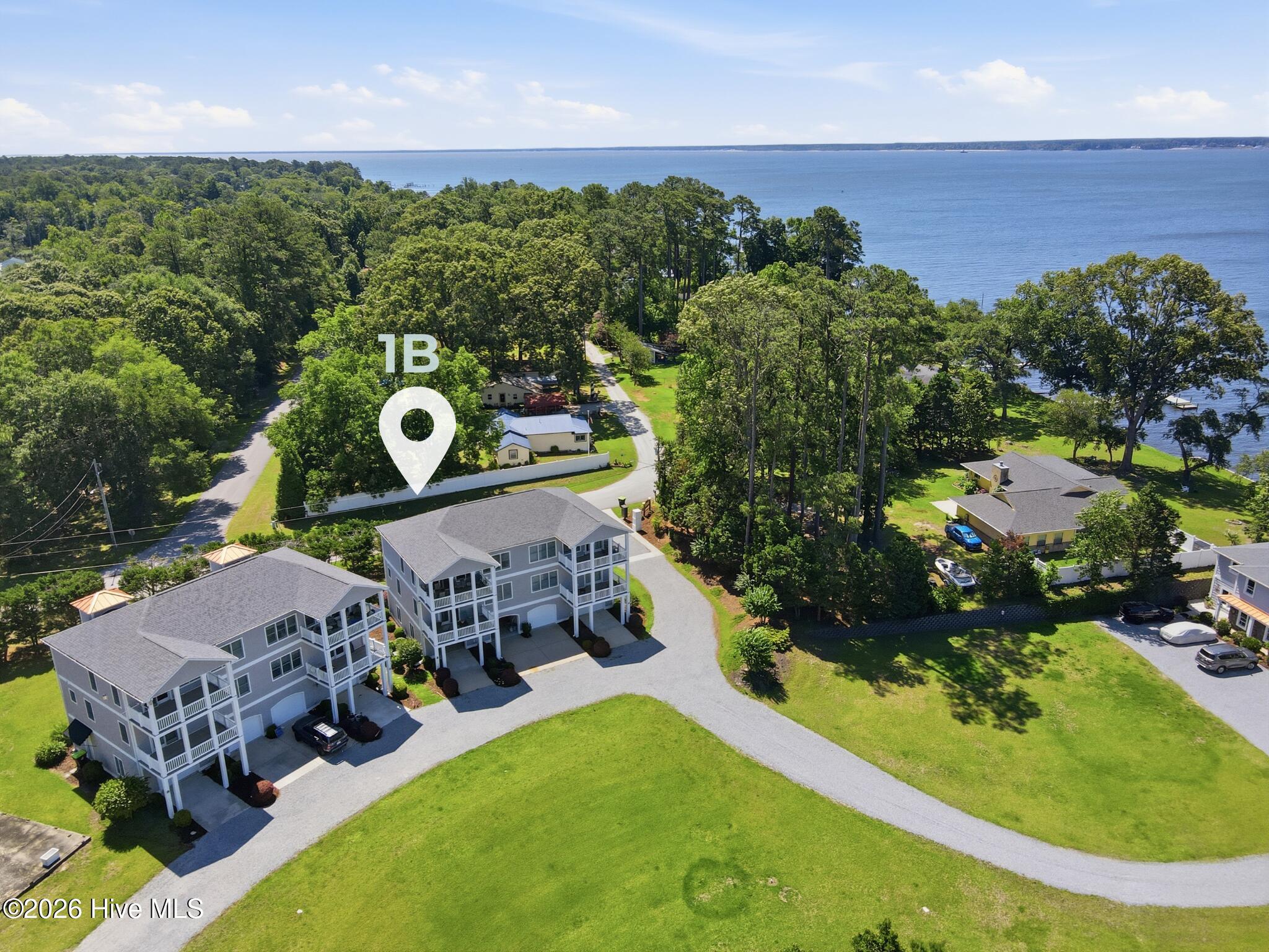 1129 Bennett Road, Unit 1B Minnesott Beach, NC 28510 - Photo 3 of 43 Aerial View