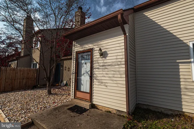 a view of a house with a door
