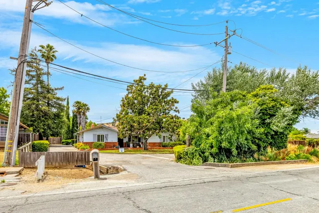 a building with trees in front of it