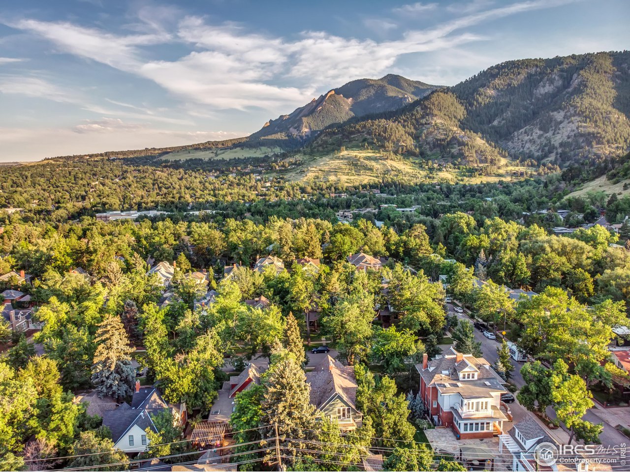 421 Highland Avenue Boulder, CO 80302 - Photo 39 of 39 a view of a city with mountains in the background