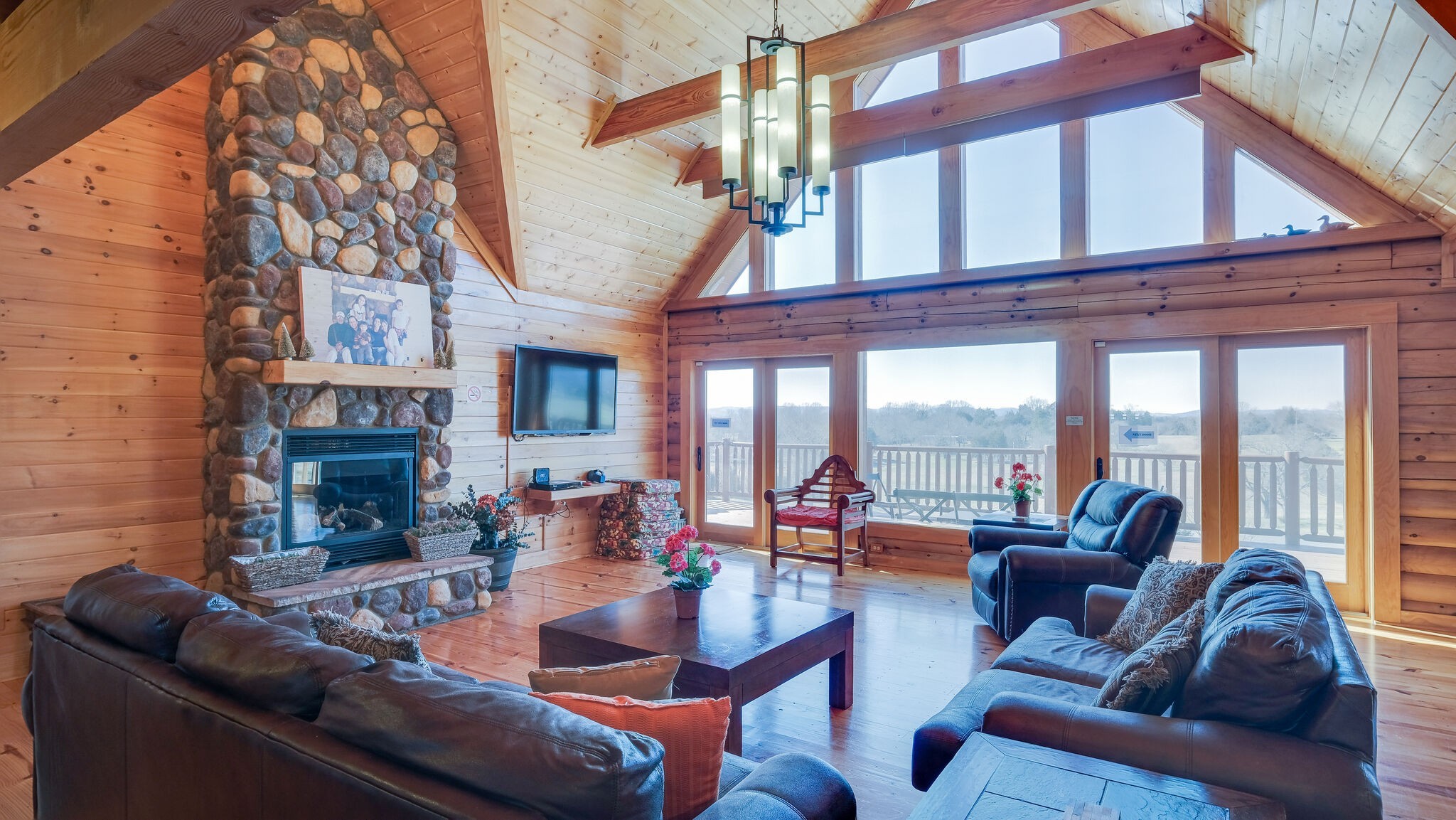 4054 Wilson Pike Franklin, TN 37067 - Photo 12 of 57 a living room with fireplace furniture and a large window