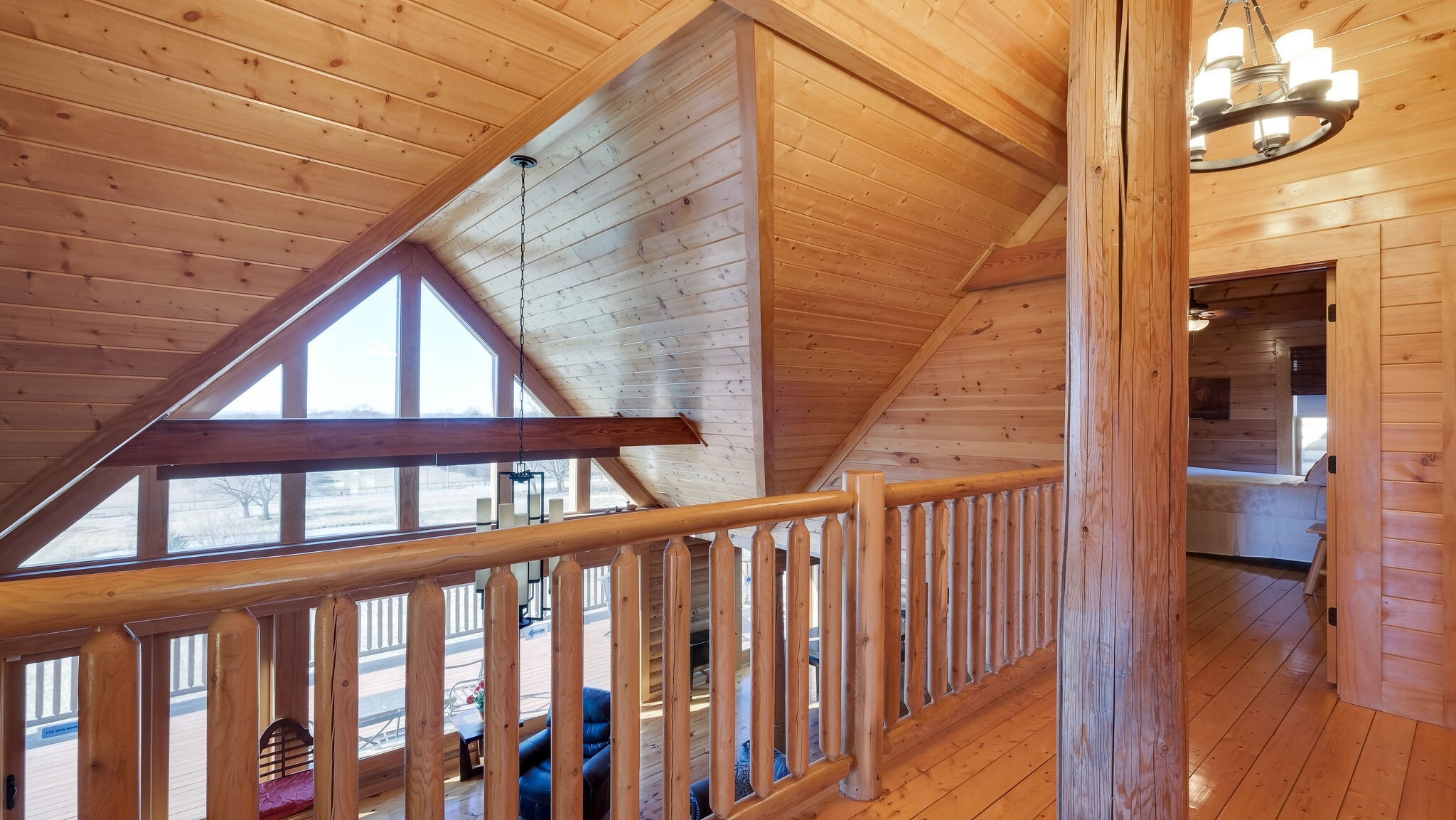 4054 Wilson Pike Franklin, TN 37067 - Photo 23 of 57 a view of staircase with wooden floor and fence