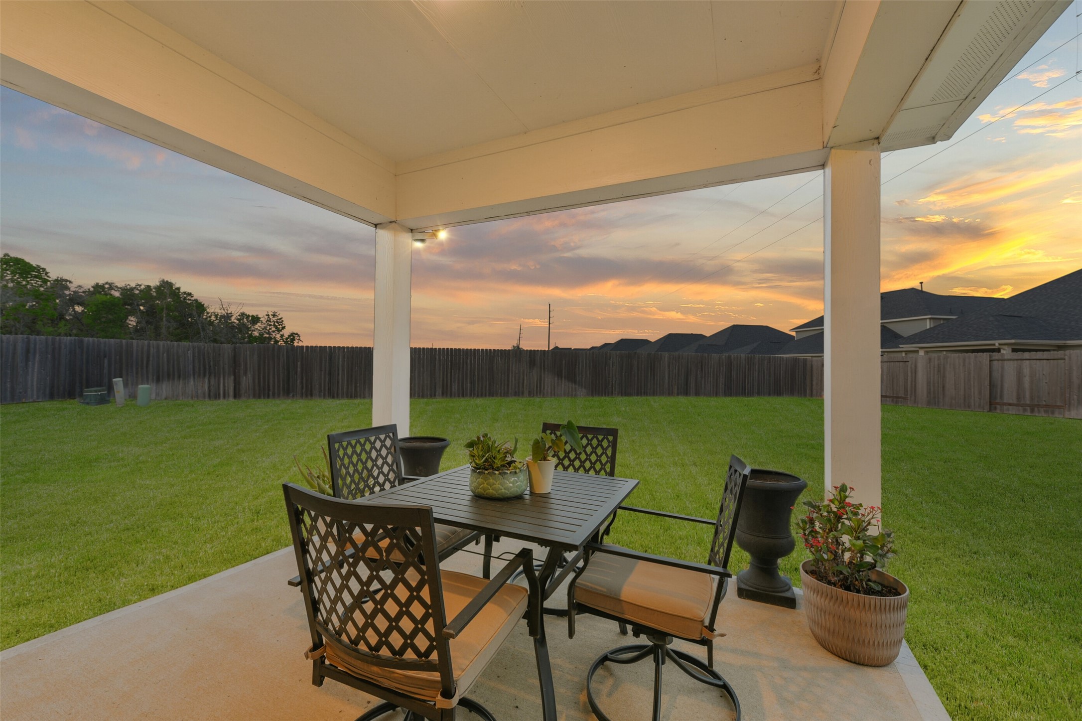 8307 Divot Trace Fulshear, TX 77441 - Photo 16 of 16 Extended Covered Patio!!
