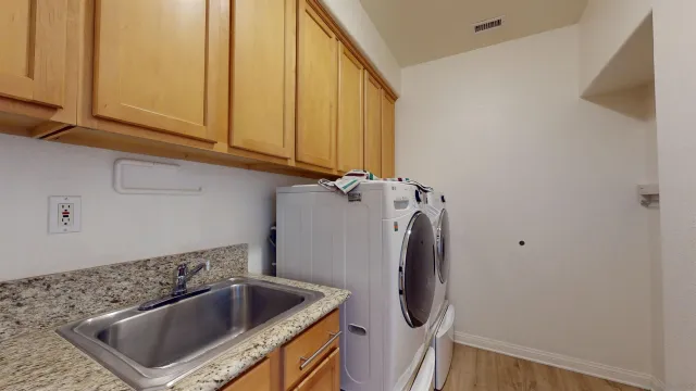 a view of a bathroom with a sink