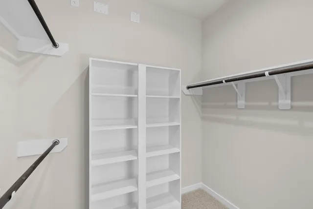a view of walk in closet