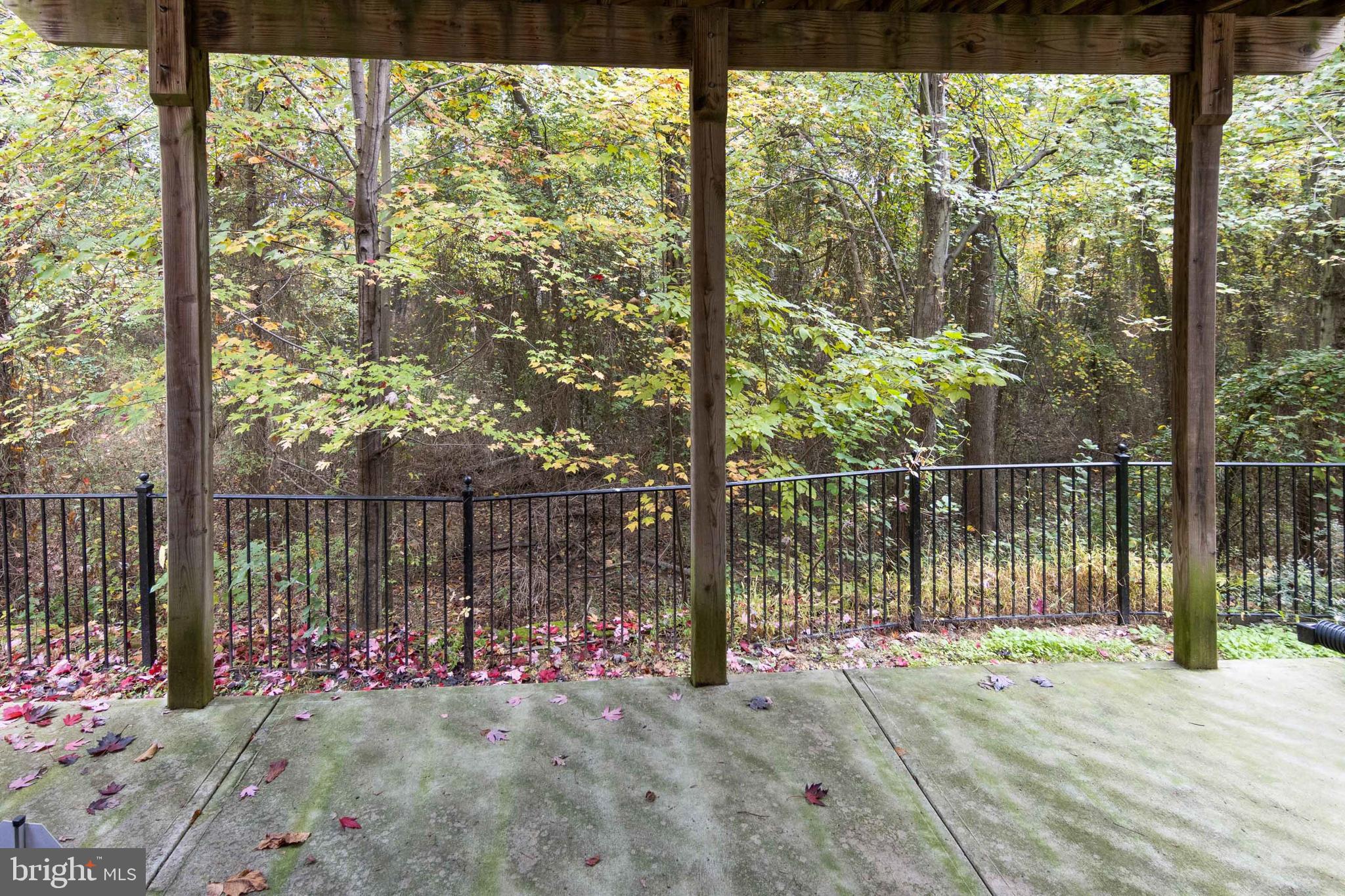 7142 Deep Falls Way, Unit 151 Elkridge, MD 21075 - Photo 40 of 43 CONCRETE PATIO UNDER DECK