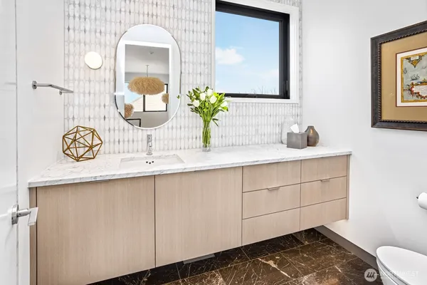 a very nice looking room with a large window