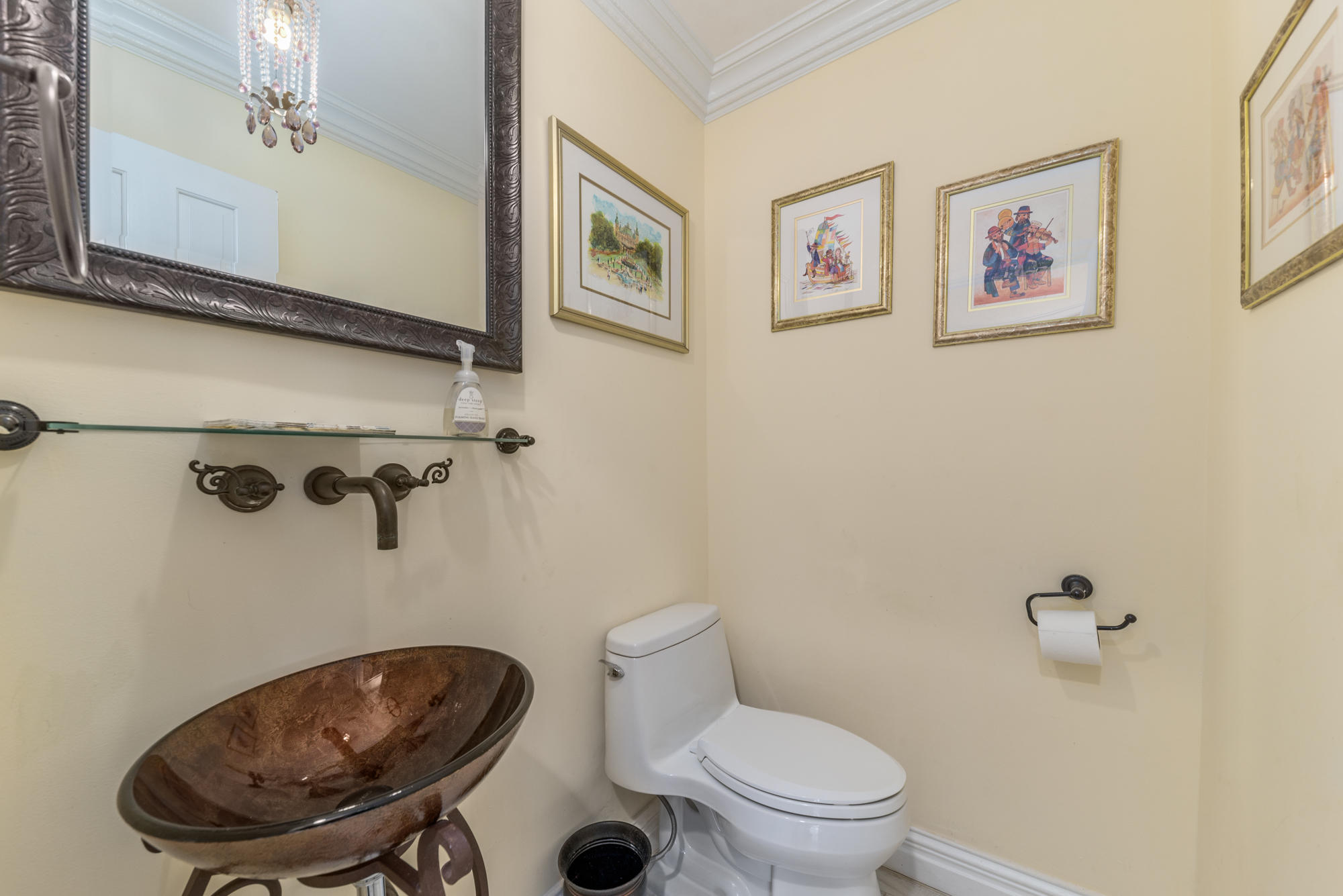 4040 Northeast Joes Point Road Stuart, FL 34996 - Photo 21 of 35 a bathroom with a toilet and a sink