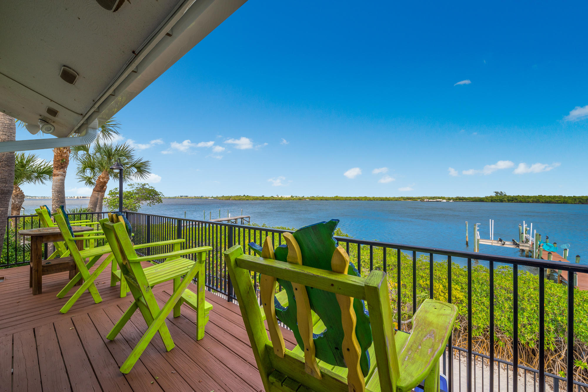 4040 Northeast Joes Point Road Stuart, FL 34996 - Photo 30 of 35 a view of stairs and a patio