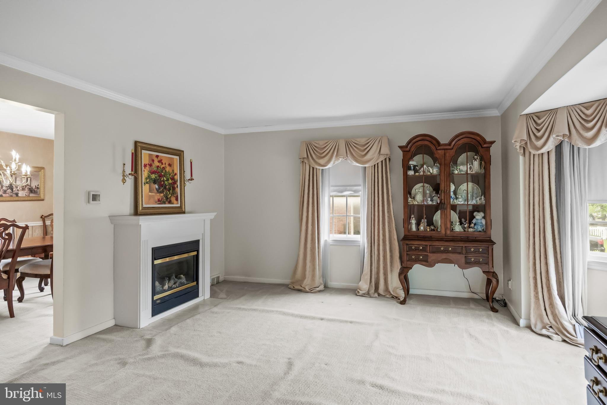7 Colwick Road Cherry Hill, NJ 08002 - Photo 4 of 37 a view of livingroom with furniture and a fireplace