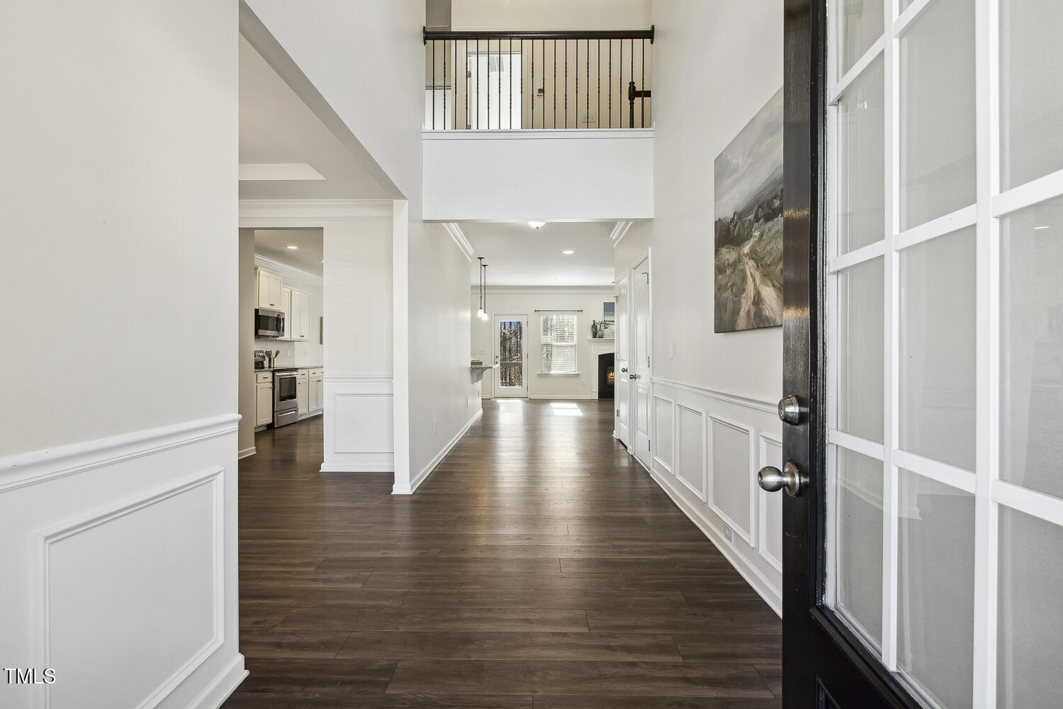 Grand foyer with overlook from 2nd floor.