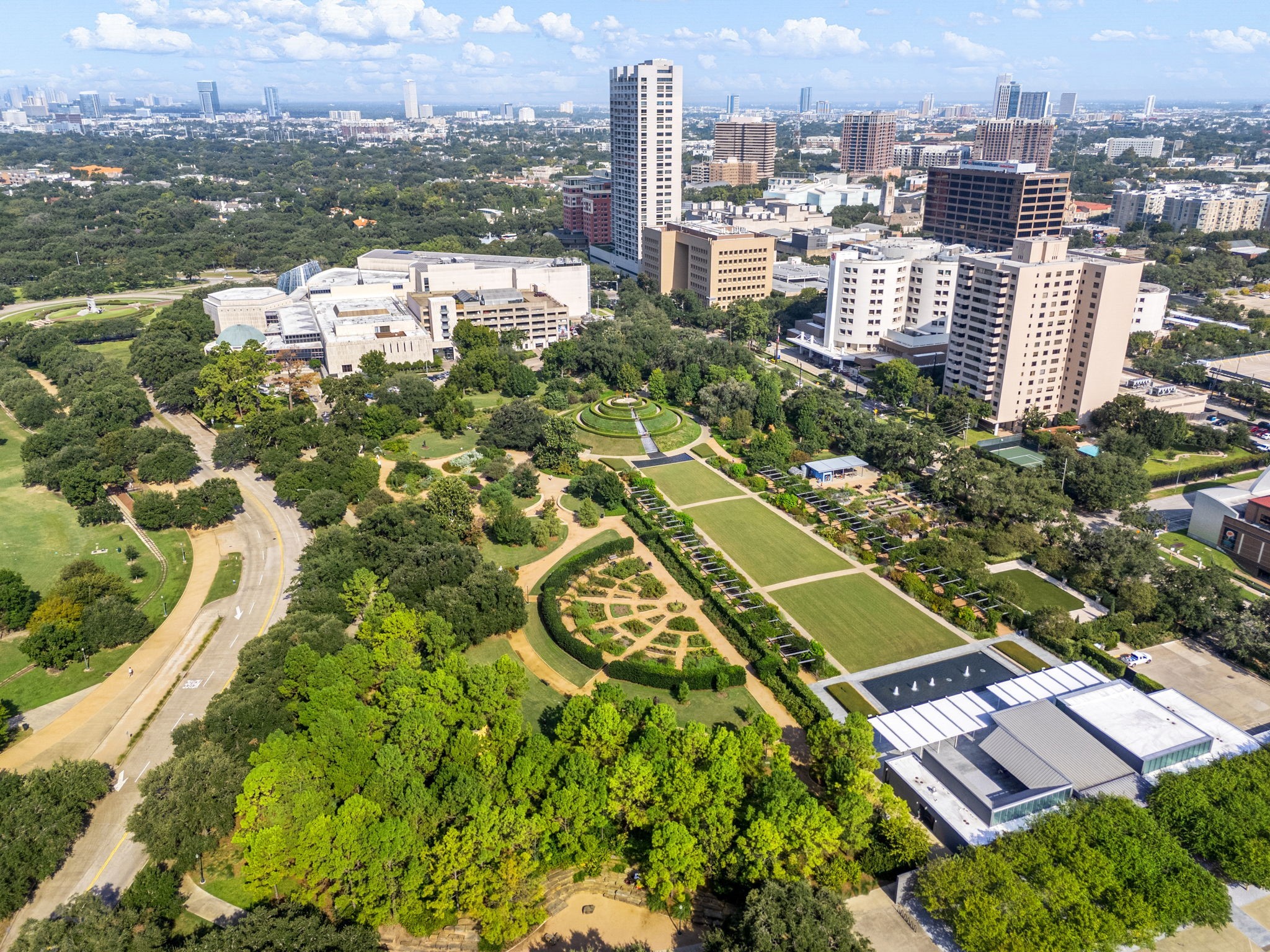 1202 Barkdull Street Houston, TX 77006 - Photo 45 of 48 an aerial view of a city