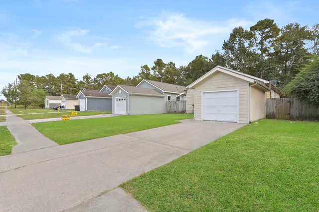 a view of outdoor space yard and large tree