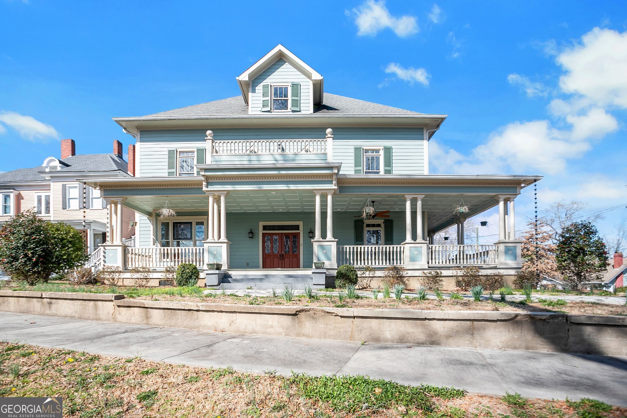 2 Coral Avenue Southwest Rome, GA 30161 - Photo 2 of 50 a front view of a house with swimming pool and furniture
