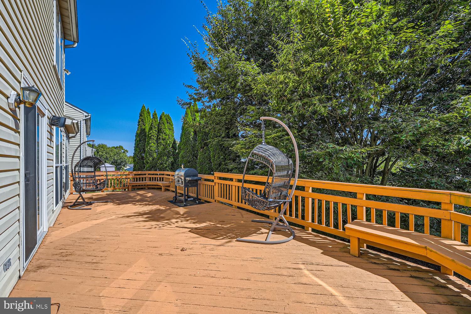 4515 Runnymeade Road Owings Mills, MD 21117 - Photo 31 of 38 Back Deck off the Kitchen