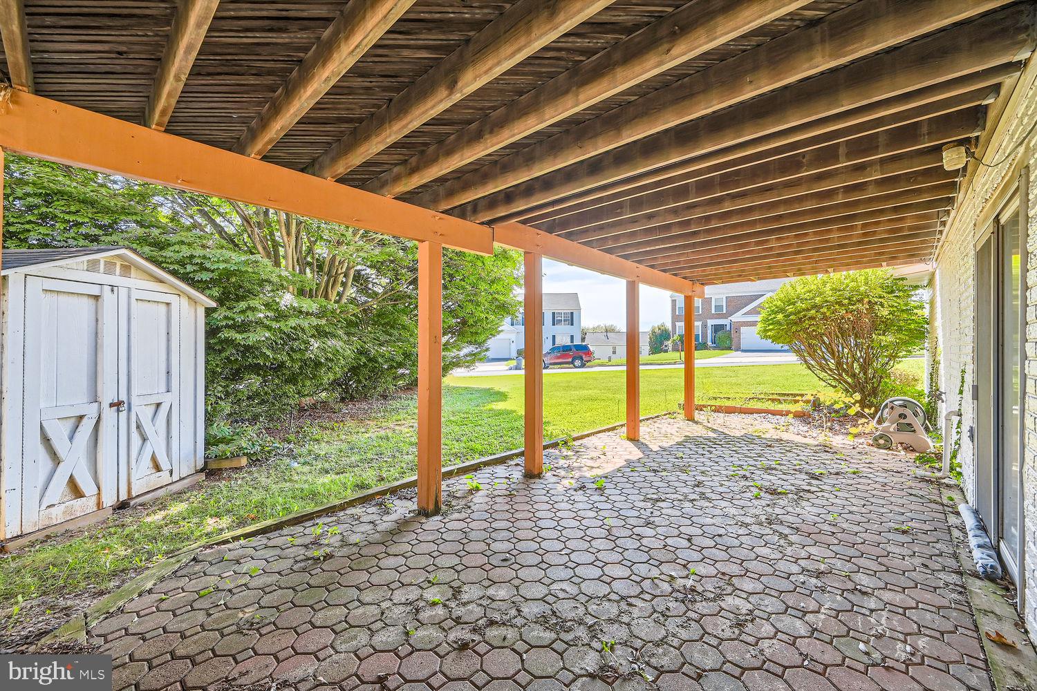 4515 Runnymeade Road Owings Mills, MD 21117 - Photo 34 of 38 Back Patio Outside of the Basement