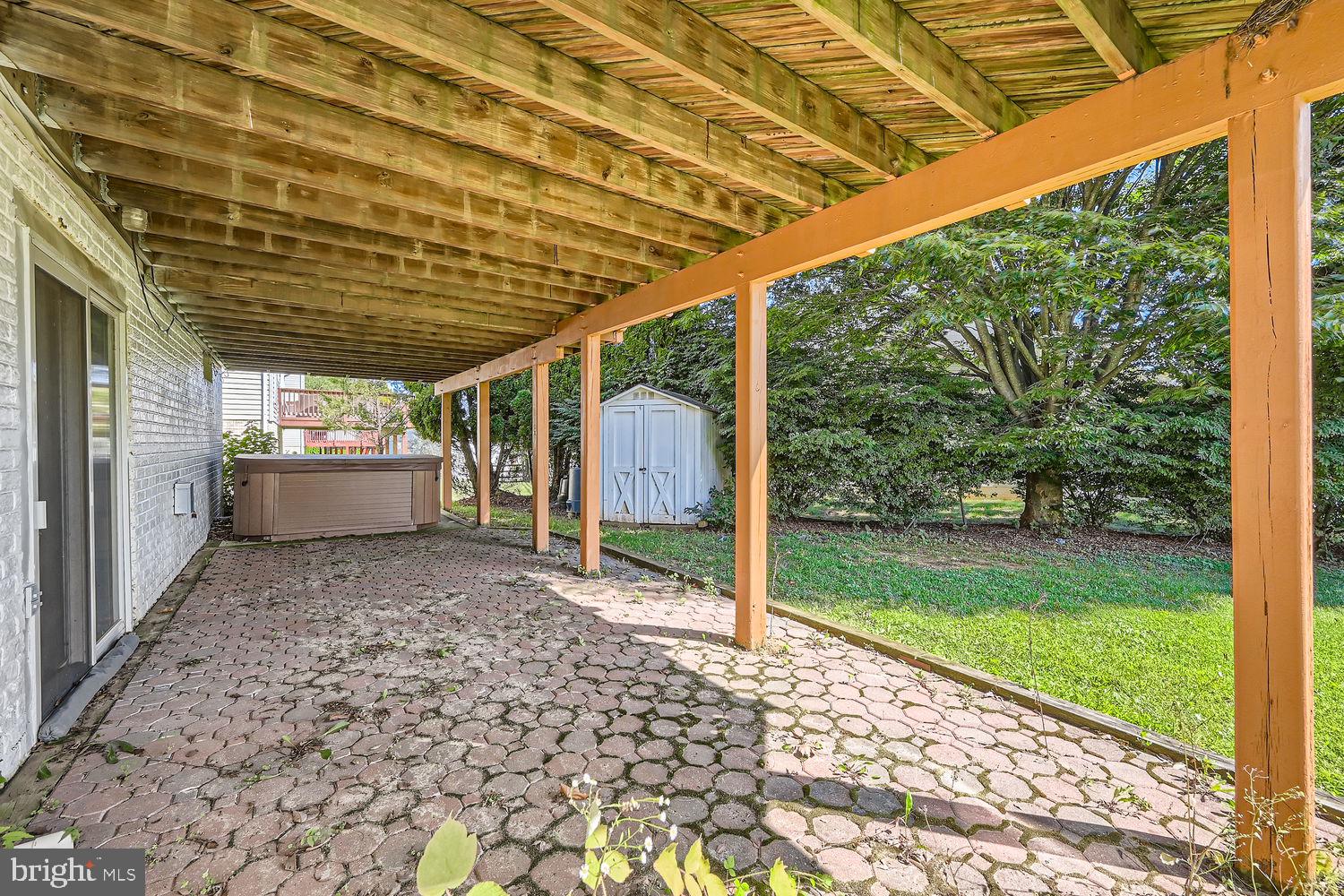 4515 Runnymeade Road Owings Mills, MD 21117 - Photo 35 of 38 Back Patio Outside of the Basement