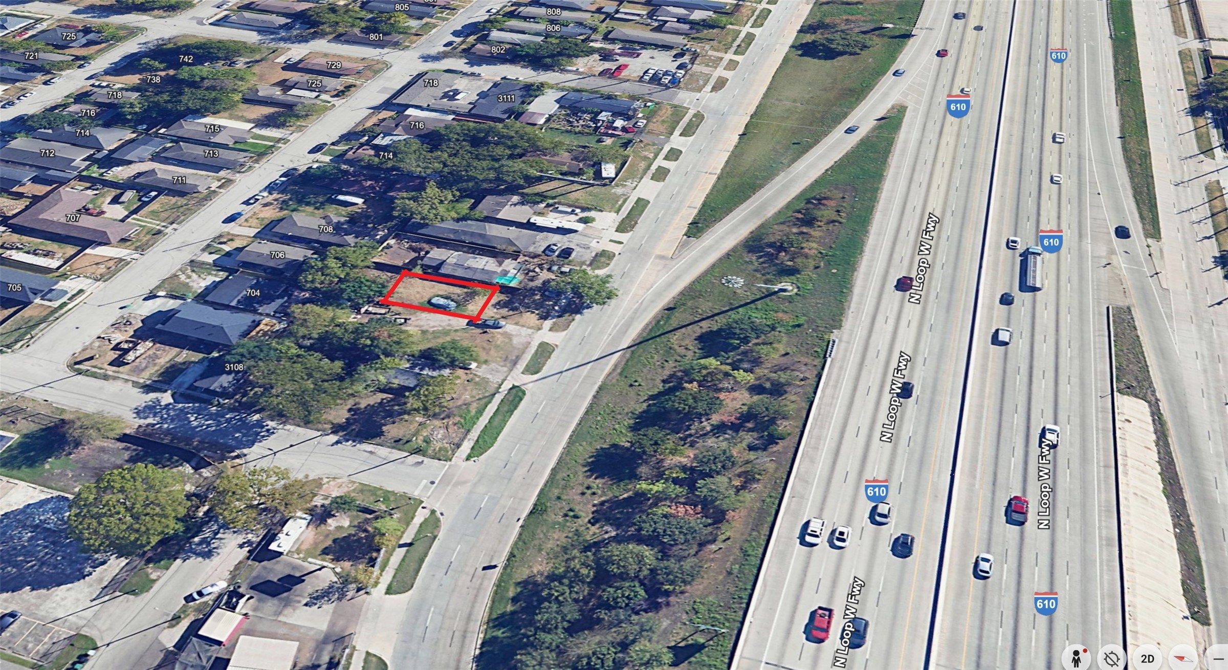 703 North Loop Houston, TX 77022 - Photo 2 of 4 an aerial view of a city