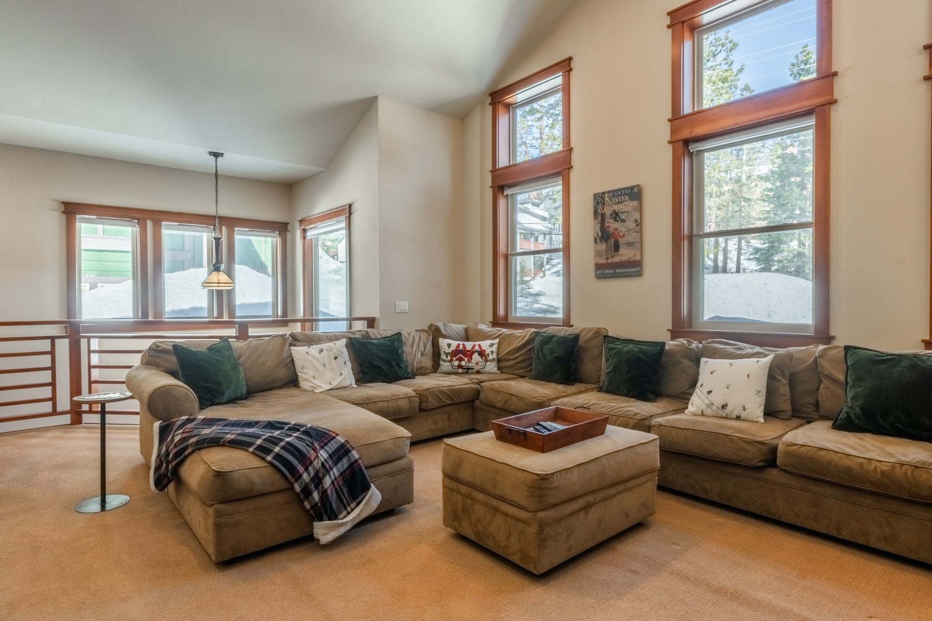 125 Davison Road, Unit 2 Mammoth Lakes, CA 93546 - Photo 17 of 50 a living room with furniture and a large window