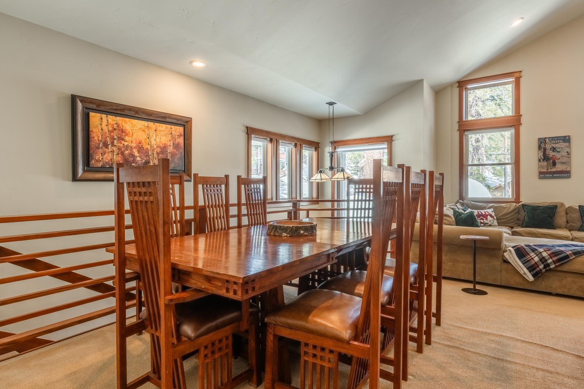 125 Davison Road, Unit 2 Mammoth Lakes, CA 93546 - Photo 7 of 50 a view of a dining room with furniture window and wooden floor