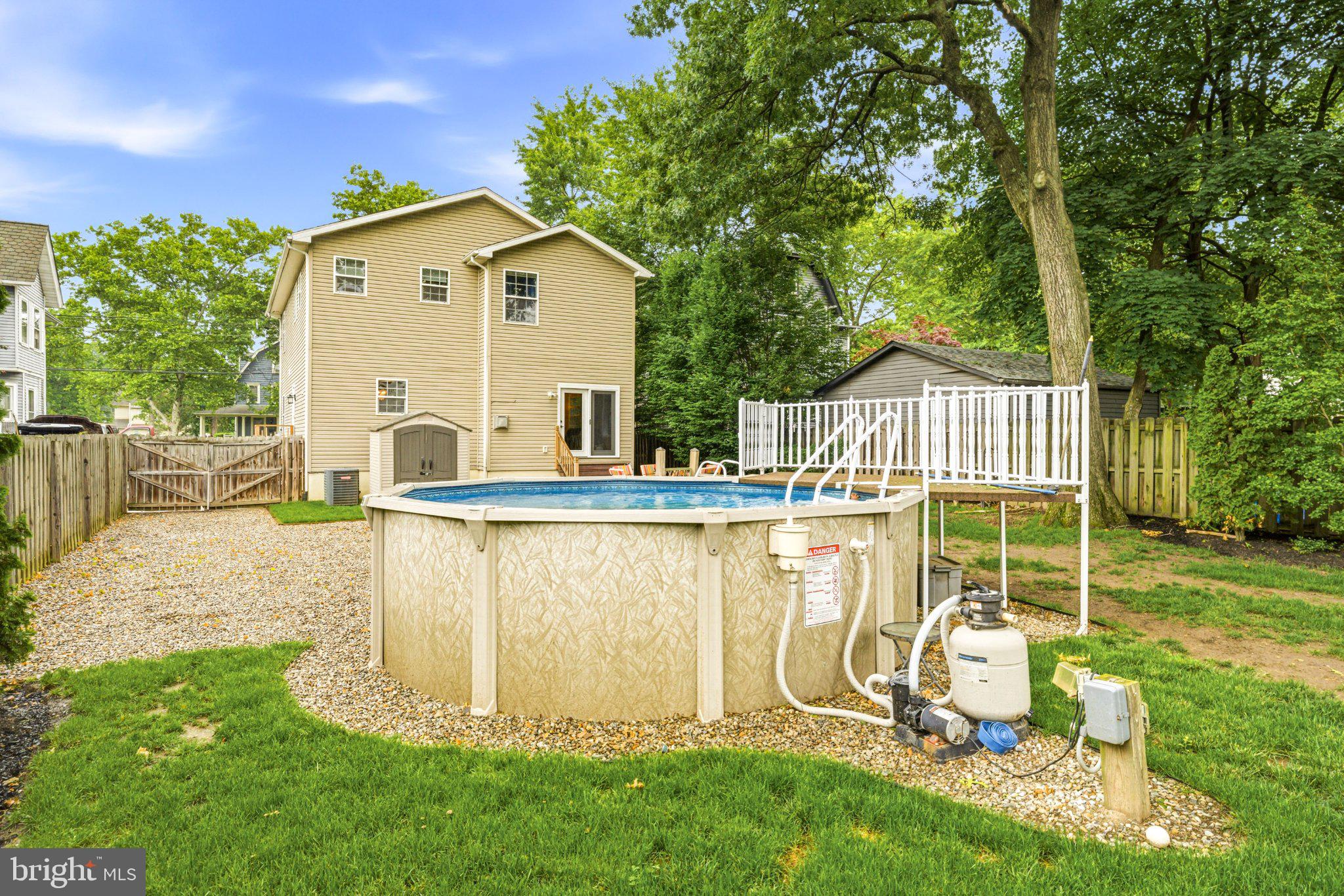 706 Main Street Riverton, NJ 08077 - Photo 44 of 44 Charming backyard oasis with pool.