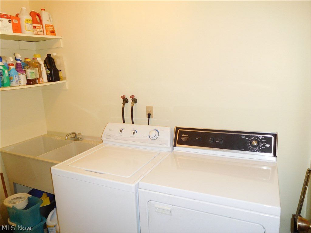 8721 Webster Road Strongsville, OH 44136 - Photo 12 of 13 Laundry room with utility tub!