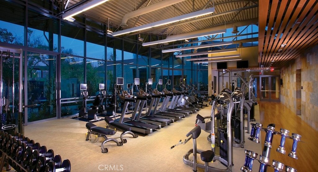 39 Gramercy Irvine, CA 92612 - Photo 42 of 48 a view of a room with gym equipment