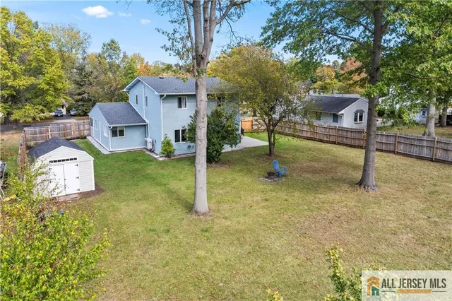a house view with a garden space