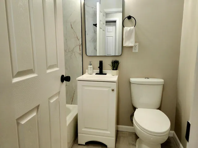 a view of an empty room