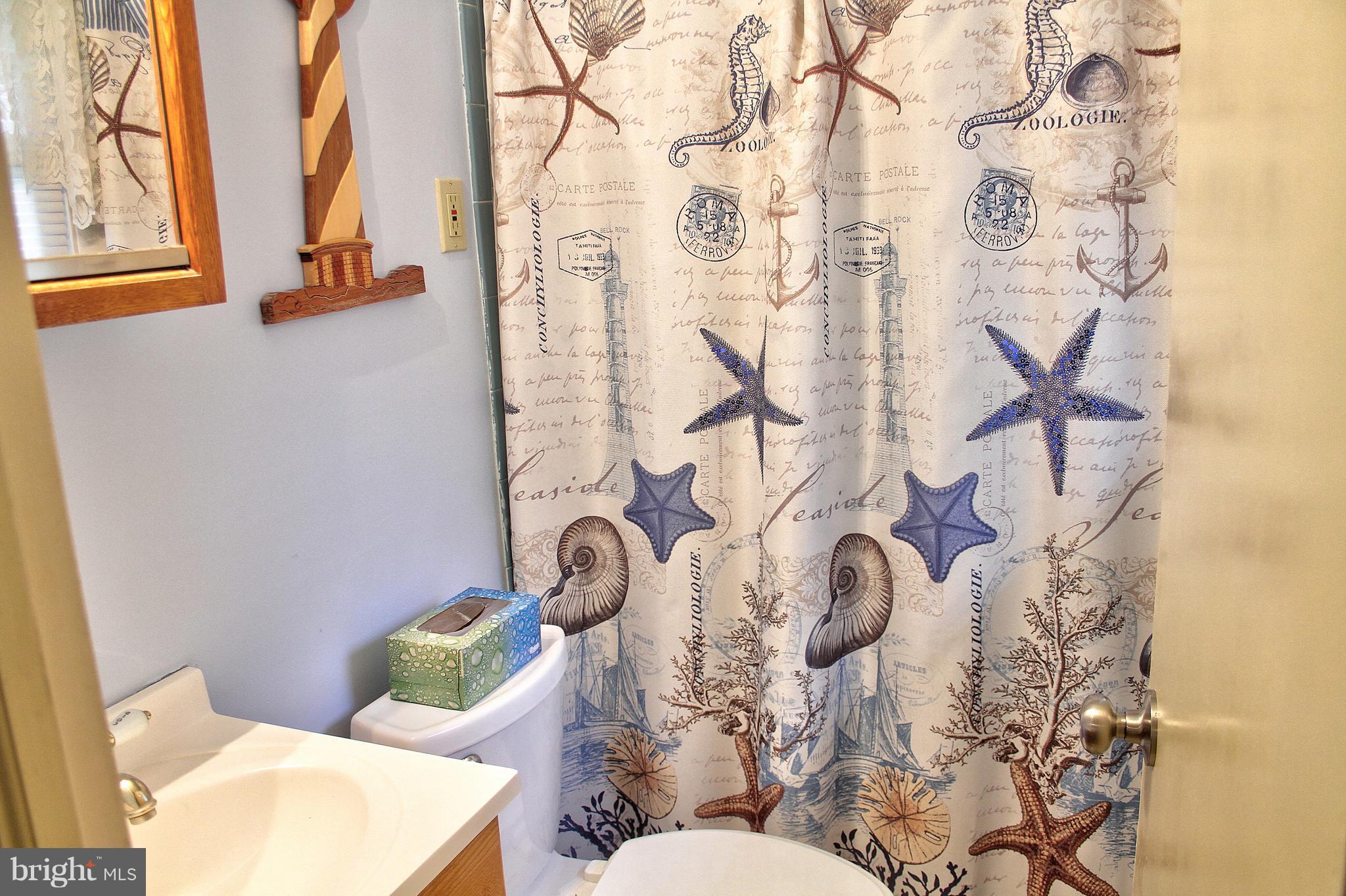 2409 Gillis Road Mount Airy, MD 21771 - Photo 15 of 27 a bathroom with a toilet and shower curtain