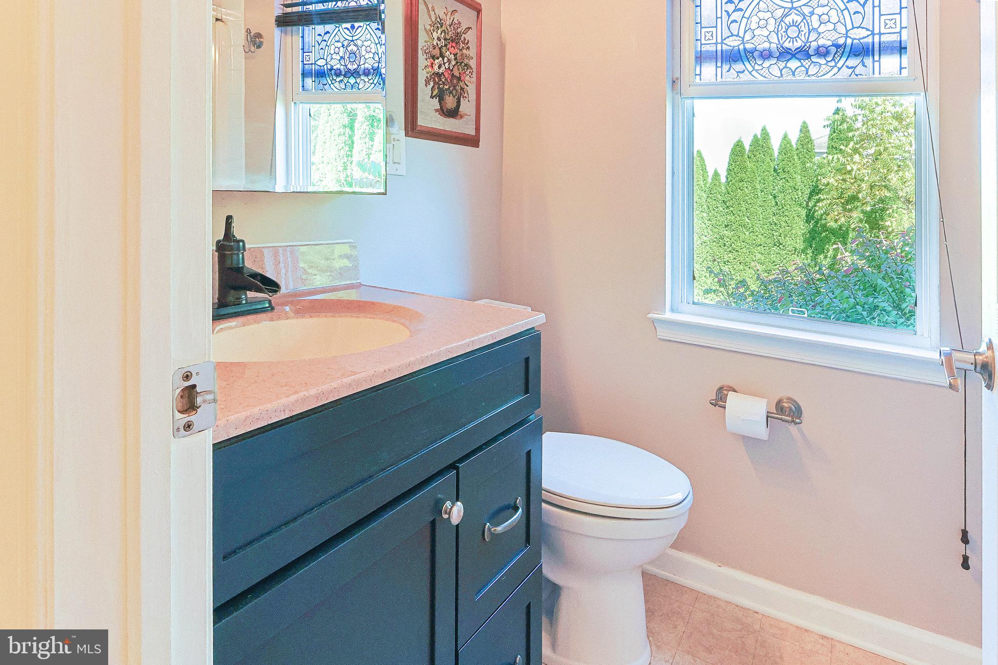 2270 Dale Road Huntingdon Valley, PA 19006 - Photo 12 of 36 a bathroom with a sink toilet and a window