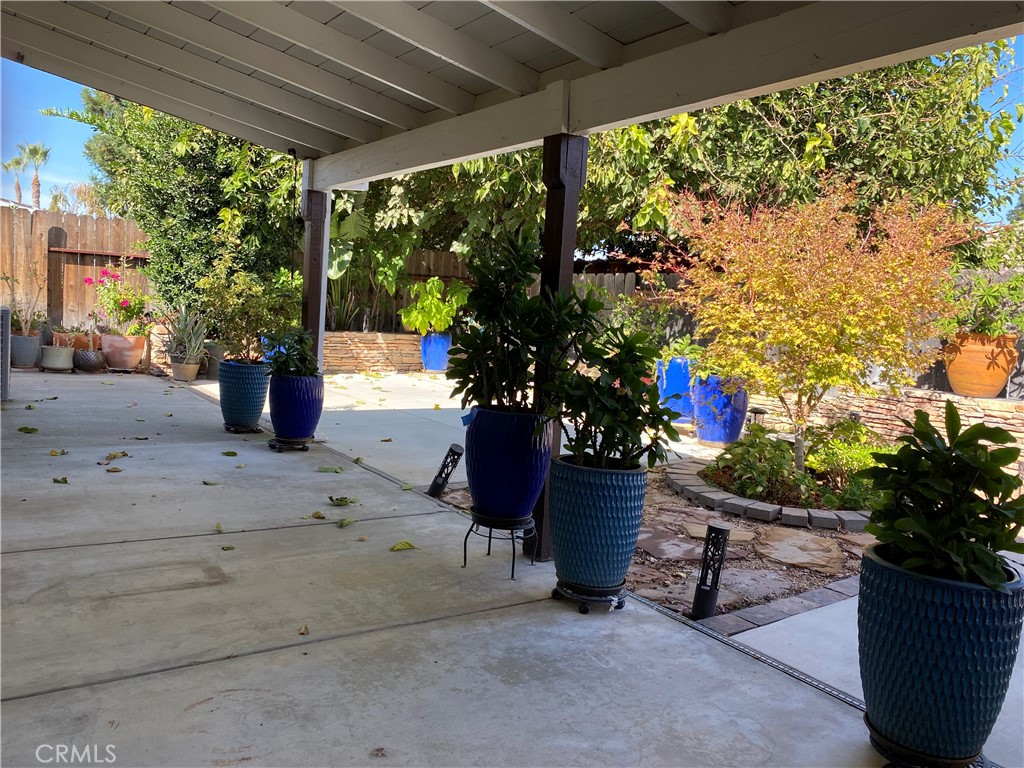 5409 Covert Road Salida, CA 95368 - Photo 19 of 23 a view of a porch with furniture and a garden