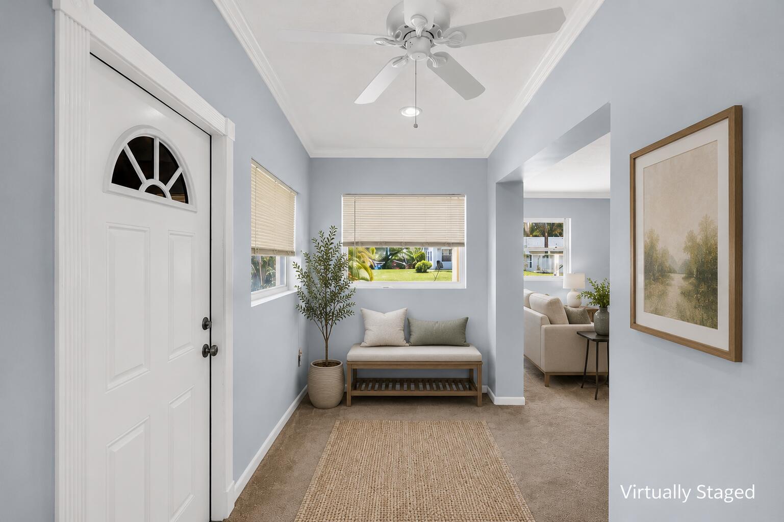 614 Southeast Flamingo Avenue Stuart, FL 34996 - Photo 32 of 53 Virtually Staged Entry Room (2)