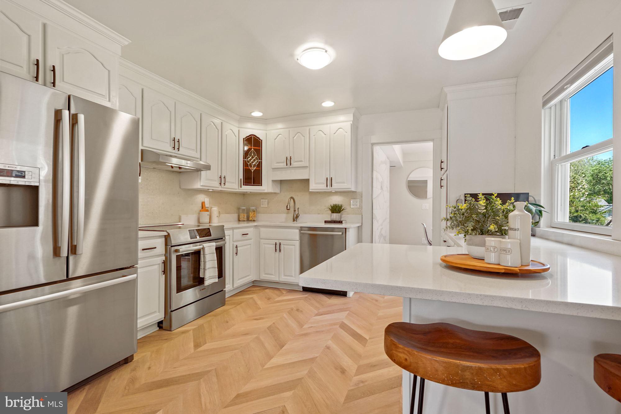 2705 1st Road South Arlington, VA 22204 - Photo 6 of 26 Updated kitchen with breakfast bar