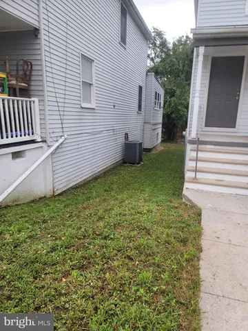 a view of a backyard with a garden