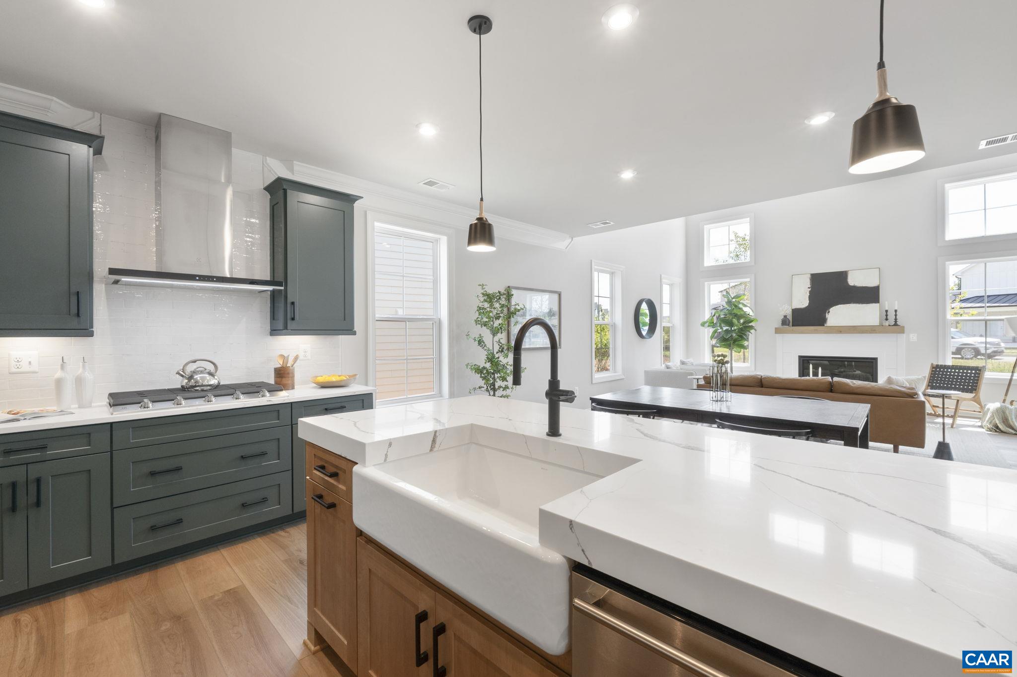 109 Marcella Street Charlottesville, VA 22911 - Photo 10 of 49 a large kitchen with kitchen island a sink stainless steel appliances and cabinets