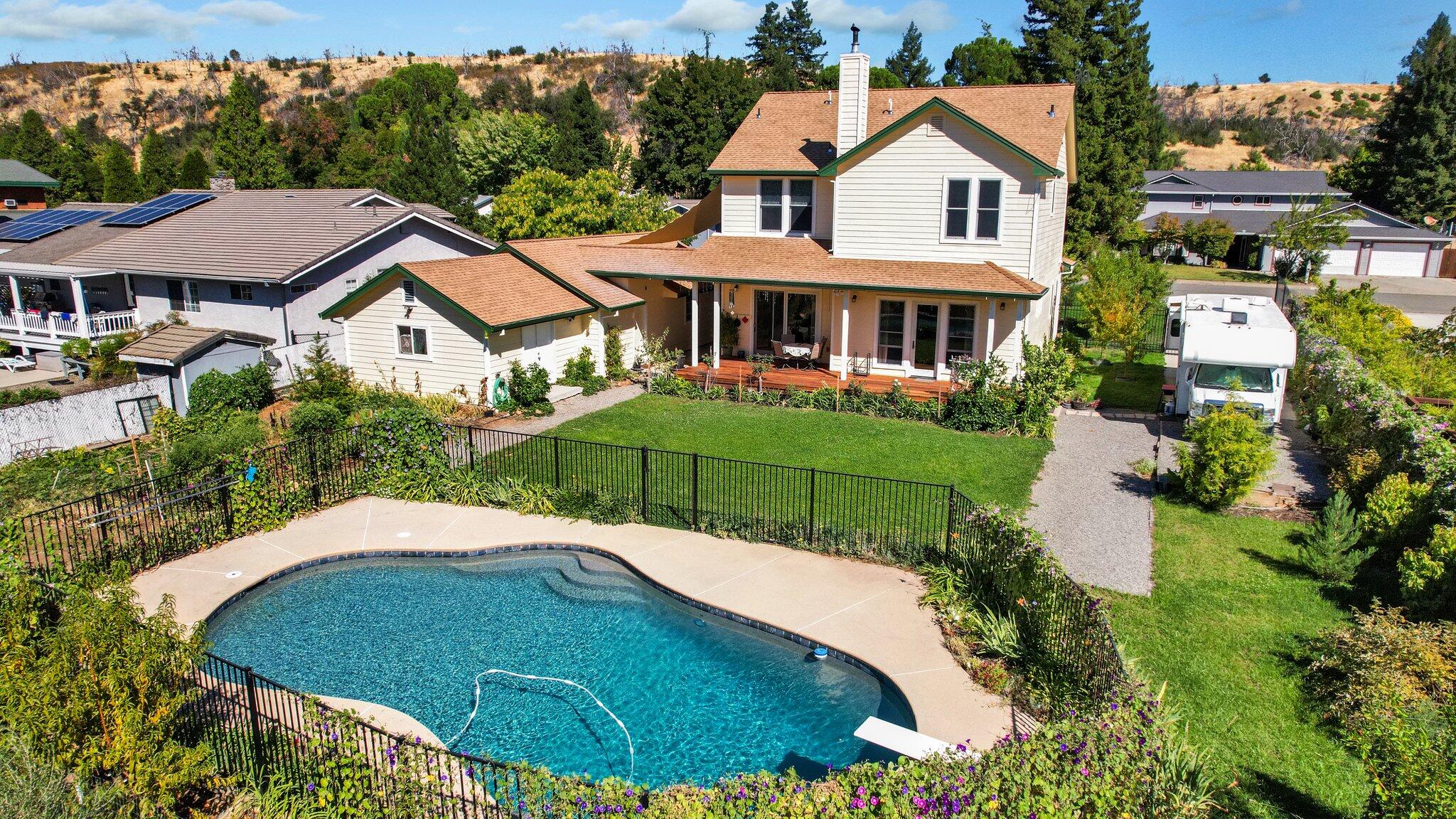 3211 Lake Redding Drive Redding, CA 96003 - Photo 41 of 68 Aerial View of rear #2