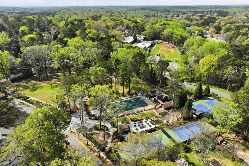 864 Stratford Road Avondale Estates, GA 30002 - Photo 44 of 54 an aerial view of residential houses with outdoor space
