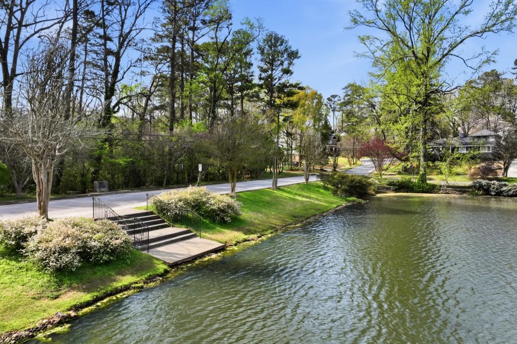 864 Stratford Road Avondale Estates, GA 30002 - Photo 46 of 54 a view of a lake with houses